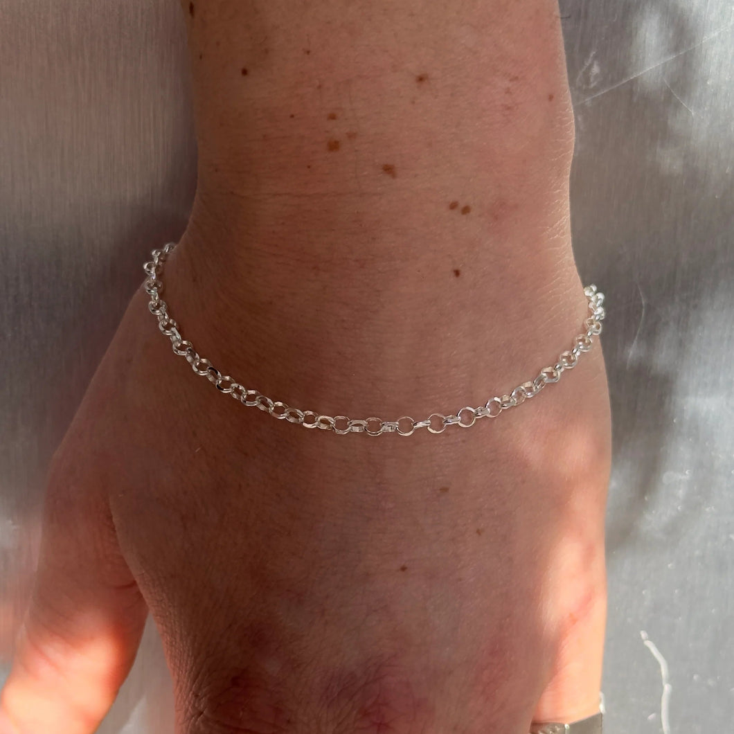 Mini Belcher Bracelet Silver